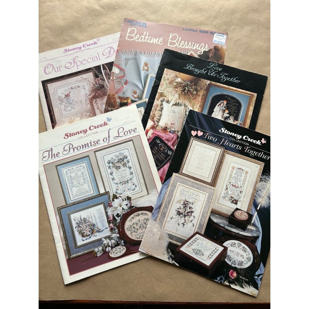 Vintage Cross Stitch Pattern Set